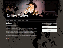 Tablet Screenshot of dustinevans.com